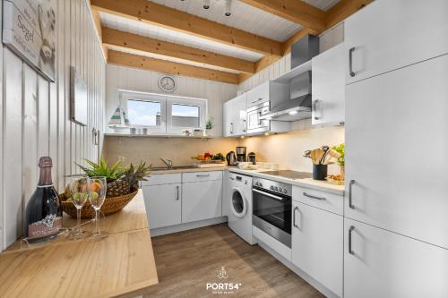 dapur, Ferienhaus Nordstjernen Olpenitz in Olpenitz