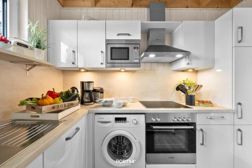 dapur, Ferienhaus Nordstjernen Olpenitz in Olpenitz