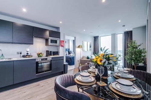 Stunning New 2-Bed Flat in Manchester Perfect for Couples, Manchester (fotografie 10)