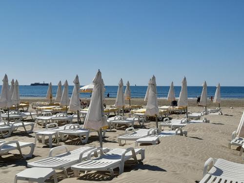 Beach, Camping l'Escale Mobil'home Giana in Agde