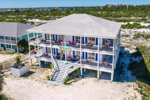 Deck and Gulf of America View - Sunrise Retreat – khách sạn tại Gulf Beach