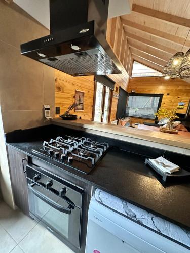 Cabana Hoystein 3 dormit en Piedra de San Francisco - San Martin de los Andes in Chapelco