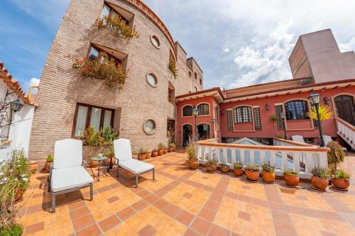 Erkély/terasz, La Casona Hotel Boutique in La Paz Városközpont