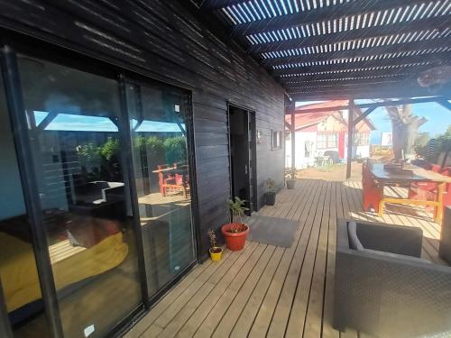 Balkons/terase, SirenaHouse, Casa a metros del Mar in Chovellén