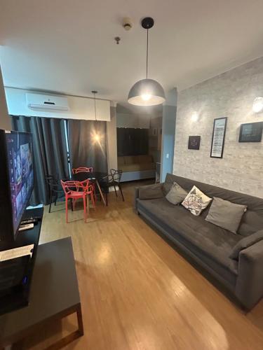 Hotel Aeroporto Congonhas com cozinha e sacada 1108 S, São Paulo