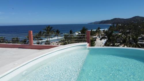 Peldbaseins, Nomada Wellness Hotel in Sayulita