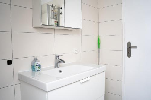 浴室, Ferienwohnung Horneburg in 霍爾內堡