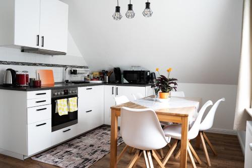 設施, Ferienwohnung Horneburg in 霍爾內堡