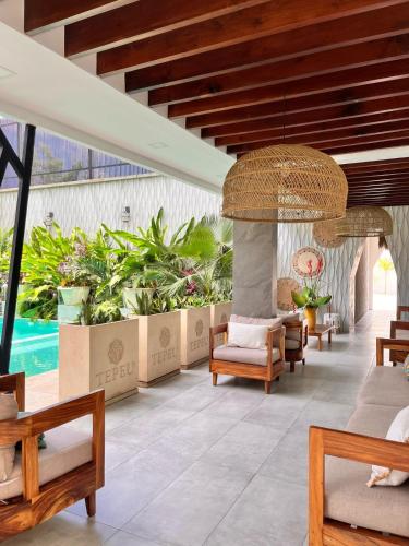 Piscina, Hotel Tepeu in Flores