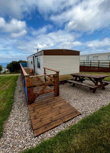 Erkély/terasz, Caravan Nr 51 Only for Family Holiday in Macduff