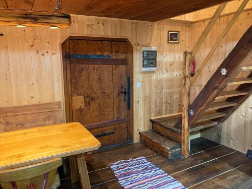 virtuve, Ferienhütte Troadkostn (Ferienhutte Troadkostn) in Ranten