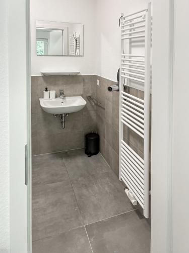 浴室, Sportpark Reken Apartment III in 雷肯