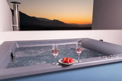 View, Archontiki Veranda - Design Villa in Crete with Heated Pool, Jacuzzi & Dreamy Views near Great View
