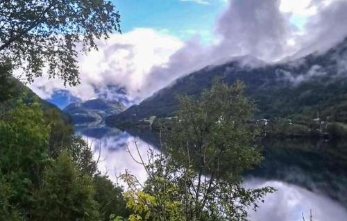 Viesnīcas āriene, Awesome Home In Sævareid With Lake View in Saevareid