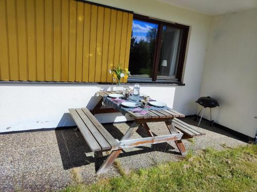 Erkély/terasz, Pauliström - Schöne Ferienwohnung für bis zu 4 Personen - 60qm (Paulistrom - Schone Ferienwohnung fur bis zu 4 Personen - 60qm) in Kvillsfors