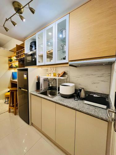 SolAzur Staycation SMDC South Residences Las Piñas with 100MBPS Wifi &NETFLIX &BAR STATION &CITY LIGHTS VIEW, Manille (photo 10)
