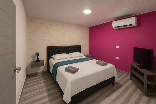 1 double bed