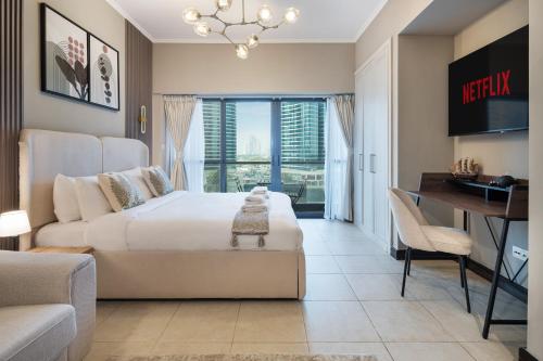 Urban Studio Apartment In Goldcrest Views Jlt, Dubaj (zdjęcie 7)