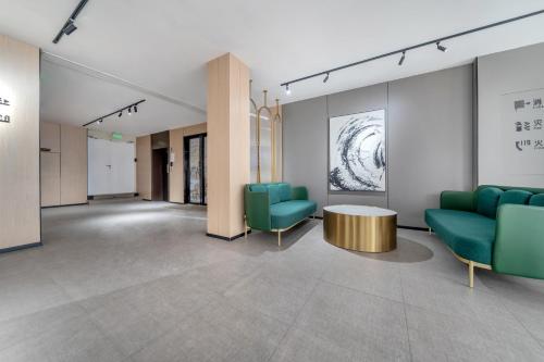 Shared lounge/TV area, 唯庭酒店上海中环百联真光路地铁站店 near ShangShi Cu CaiGuan