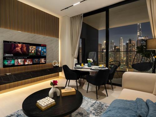 Trendy 1BR Private Jacuzzi Burj Khalifa View, Dubaï (photo 3)