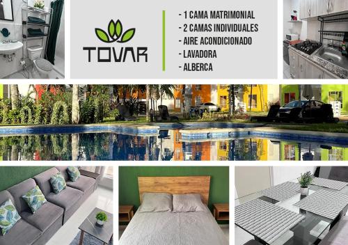 Bonito departamento en privada con alberca, Cancún