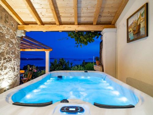 Gyógyfürdő, Apartment Fortuno - One Bedroom Apartment with Terrace and Sea View in Plat