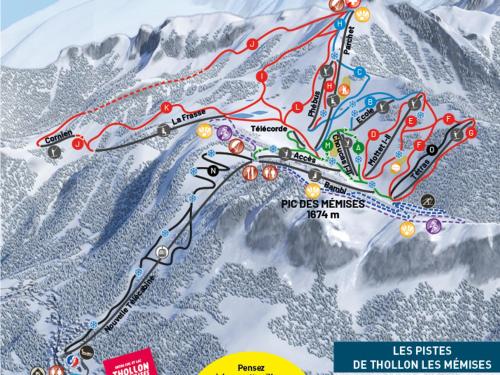 Appartement spacieux proche pistes avec parking prive in Thollon-les-Memises