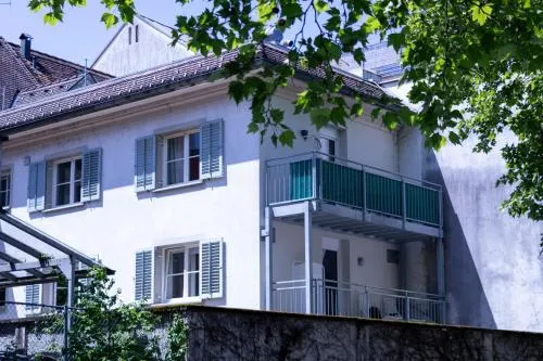 Retro-Style in der Bregenzer Fussgängerzone in Bregenz, Österreich