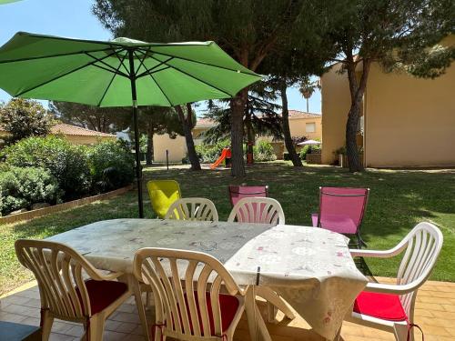 T2 RDC à Canet en Roussillon Europa 4 pers ,piscine,clim, tennis, parking - Location saisonnière - Canet-en-Roussillon