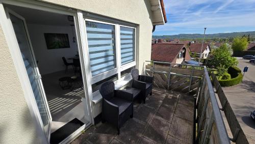 陽台/露台, Apartment Elfie, Ruhe & Natur genießen in 阿爾默斯巴赫
