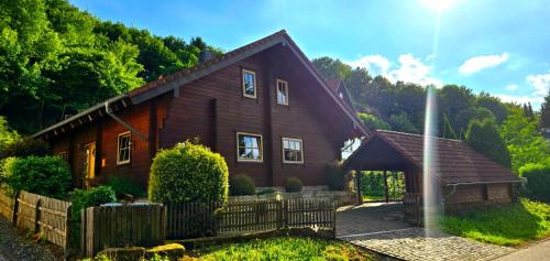外部景觀, Ferienhaus zum Harzer Hirsch in 塞森