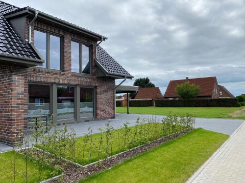 Viesnīcas āriene, Luxus Ferienhaus Geest und Moor in Grossheide