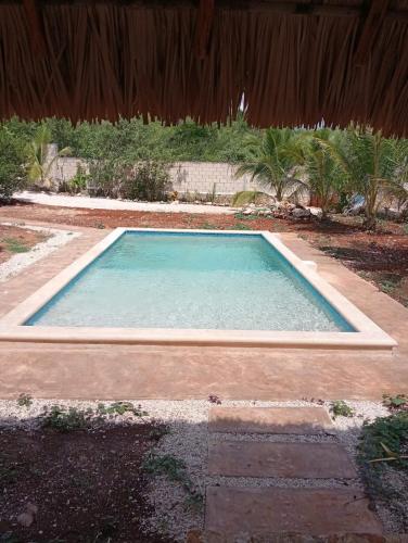 Swimming pool, Rancho Camote - Frida 1 bedroom in Chichimilá
