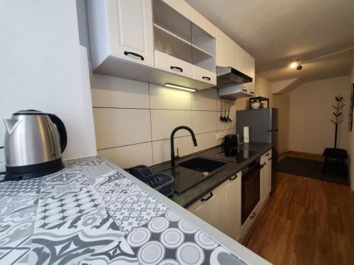 Cocina, Ferienwohnung im schönen Allgäu (Ferienwohnung im schonen Allgau) in Kaufbeuren