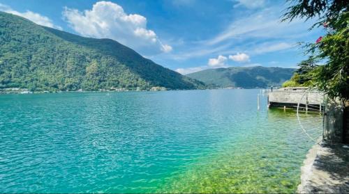 Lugano Lakefront - Private Beach & Pool in Maroggia