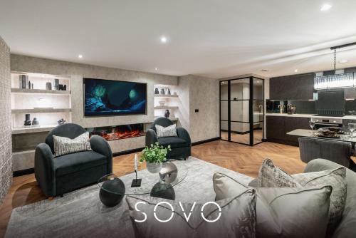 Sovo - Luxury Old Town Design Apartment With Fireplace, Edynburg