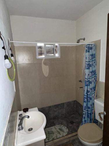 ห้องน้ำ, Cabañas Antonia (Cabanas Antonia) in วิลลา เด เมร์โล