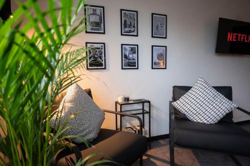 Black & White Apartment - Balkon, Netflix, Nespresso, Zentral, Messe, Chemnitz (photo 3)