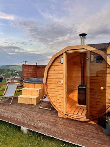 Pokoje u Hani - sauna, balia z hydromasażem