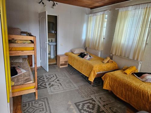 3 twin beds