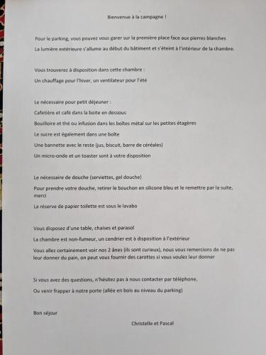 chambre du Saussay in บาคองแตง