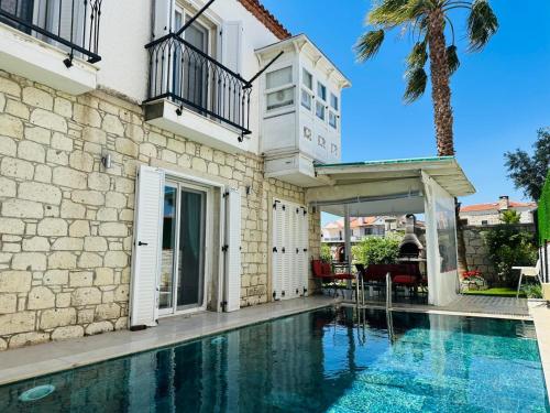 Evalacati-villa Palma-elite With Private Pool And Garden - Şifne
