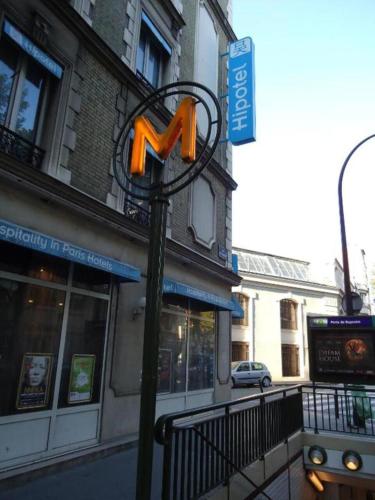 A szálláshely kívülről, Hipotel Belgrand Edith Piaf in 20. kerület - Menilmontant