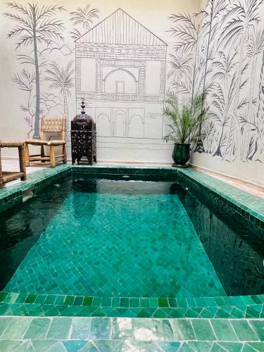 Riad Émeraude Privé 3 chambres avec piscine Médina Marrakech