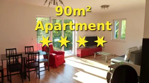 Spacious Penthouse Apartment Vindobona, panorama view to danube river & vineyard in Wien, Österreich