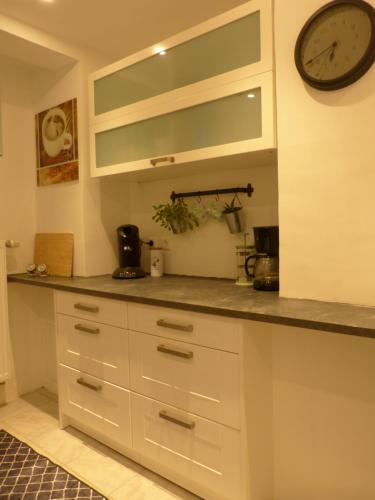 廚房, Ferienwohnung Ronja in 恩斯廷根