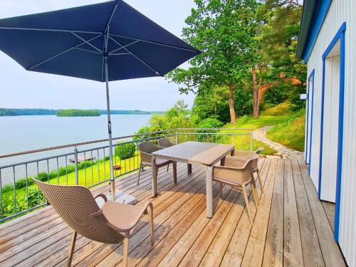 Viesnīcas āriene, Ferienhaus SeeWaldMeer am Pinnower See bei Schwerin in Pinnow