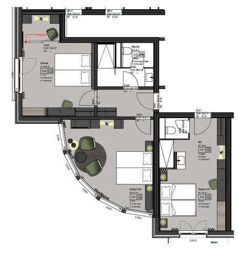 2 bedrooms, 2 beds