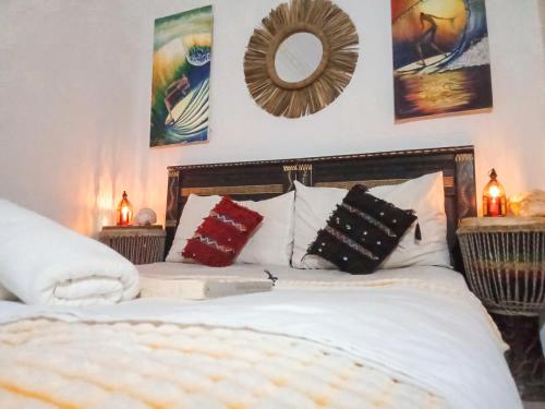 1 double bed