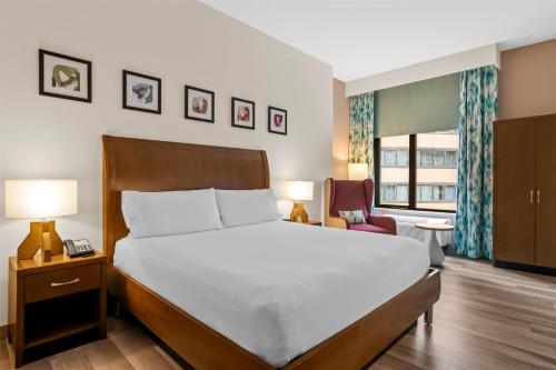 King Room with Partial River View room in Hilton Garden Inn  Chicago Downtown Riverwalk
